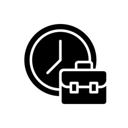 working-hours-black-glyph-icon-vector-45238557